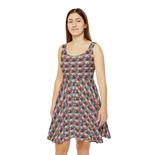 Bloom Canvas Whisper Women Skater Dress - Creative Canvas Corner