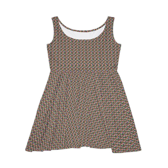 Y2K Vibe Women Skater Dress