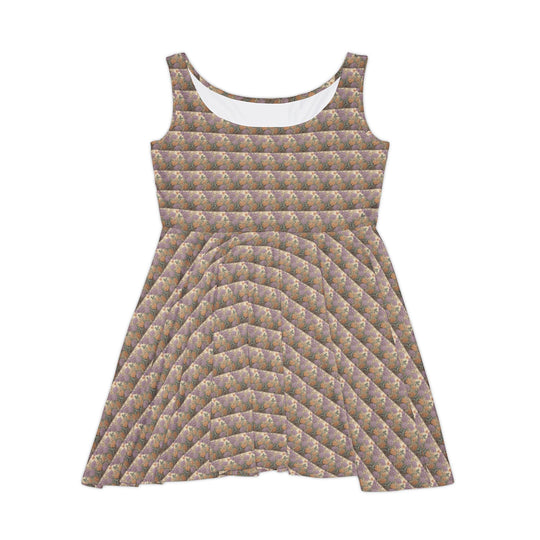 Blossom Echoes Women Skater Dress - Creative Canvas Corner