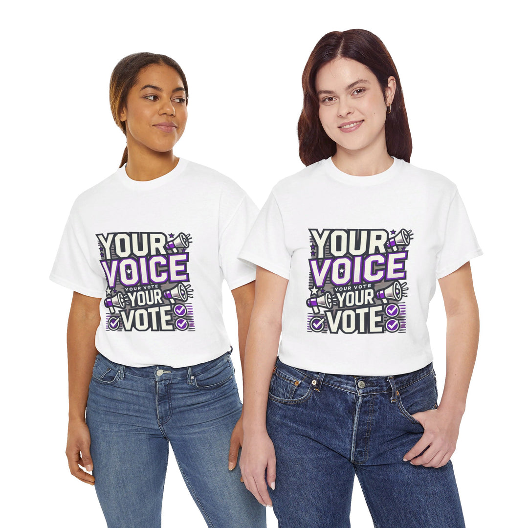 Rock the Vote T-Shirt - Make Your Voice Heard! - Creative Canvas Corner