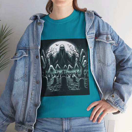 Haunted Graveyard Halloween T-Shirt