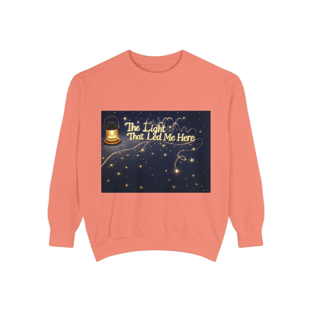 The Light That Led Me Here – guided by mom’s light sweatshirt
