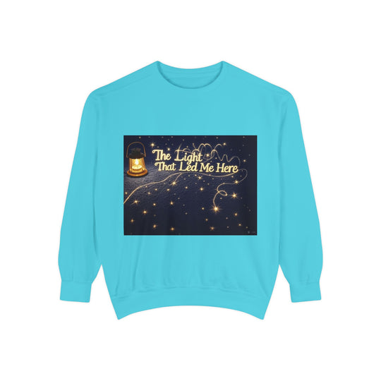 The Light That Led Me Here – emotional tribute sweatshirt for mom
