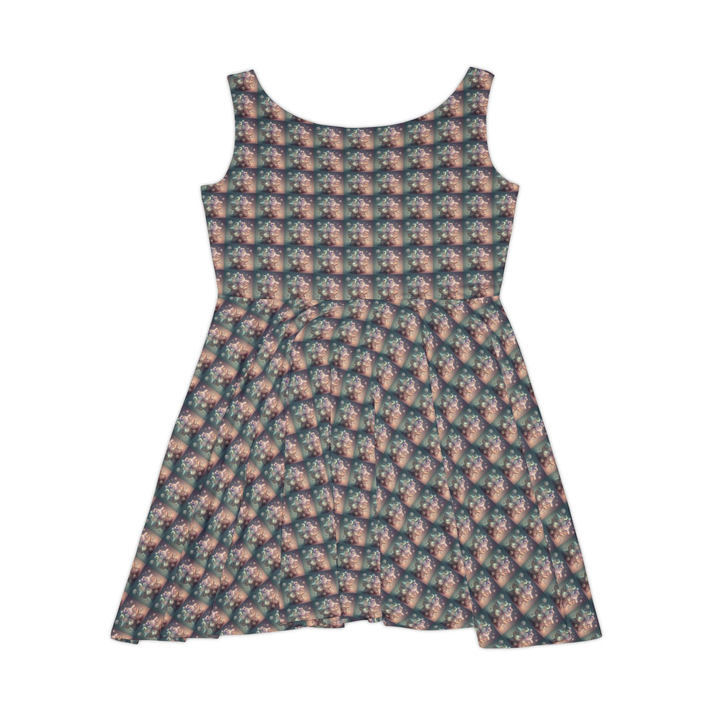 Crystalline Petals Women Skater Dress - Creative Canvas Corner