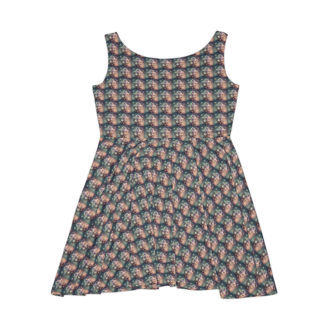 Crystalline Petals Women Skater Dress - Creative Canvas Corner