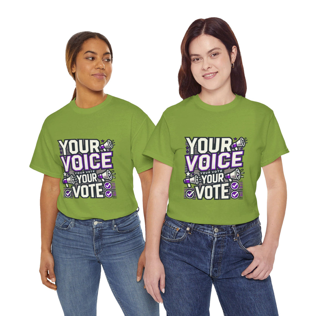 Rock the Vote T-Shirt - Make Your Voice Heard! - Creative Canvas Corner