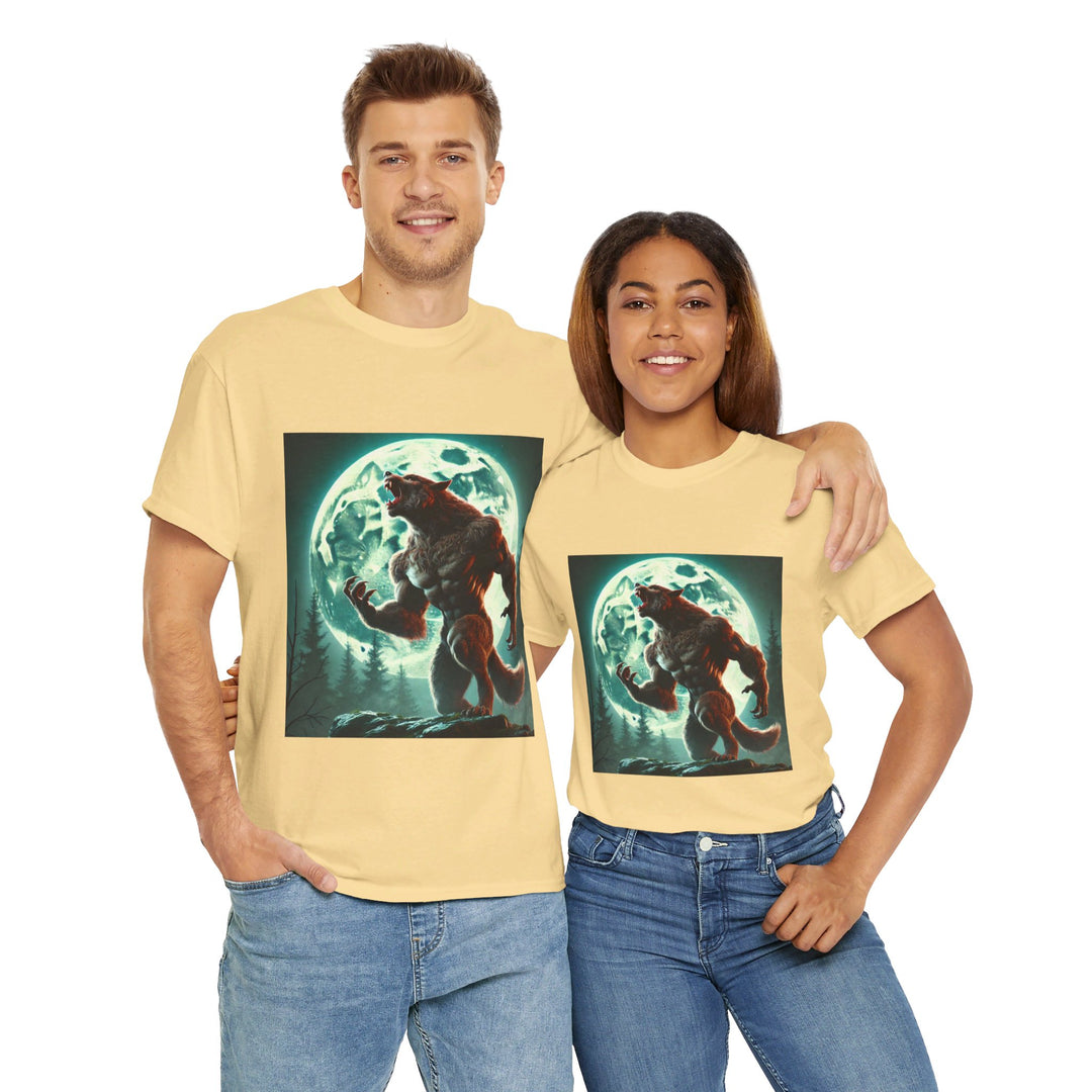 Full Moon Werewolf Halloween T-Shirt