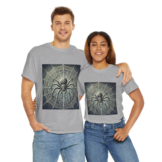 Spooky Spider Web Halloween T-Shirt