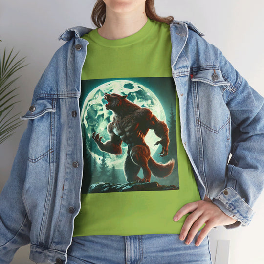 Full Moon Werewolf Halloween T-Shirt