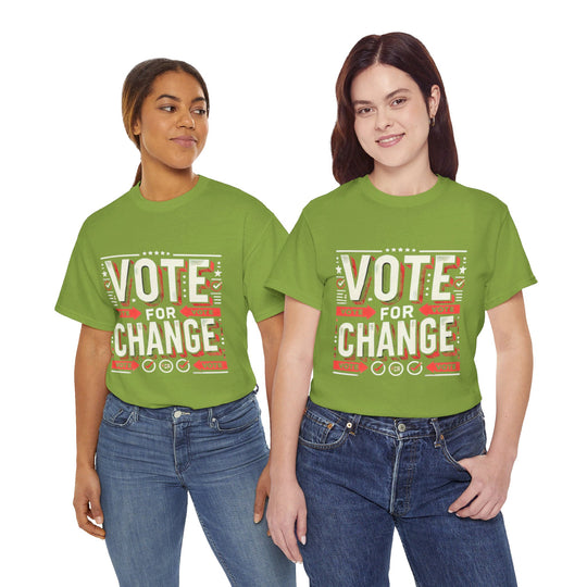 Eco-Friendly Voter T-Shirt - Green Vote - Creative Canvas Corner