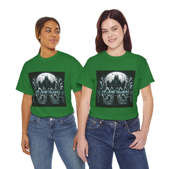 Haunted Graveyard Halloween T-Shirt