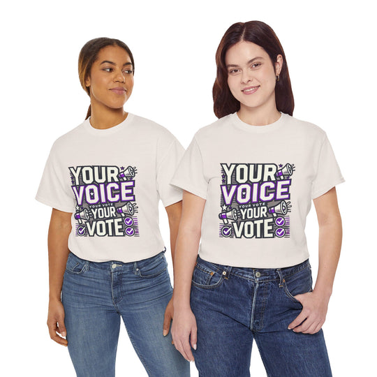 Rock the Vote T-Shirt - Make Your Voice Heard! - Creative Canvas Corner