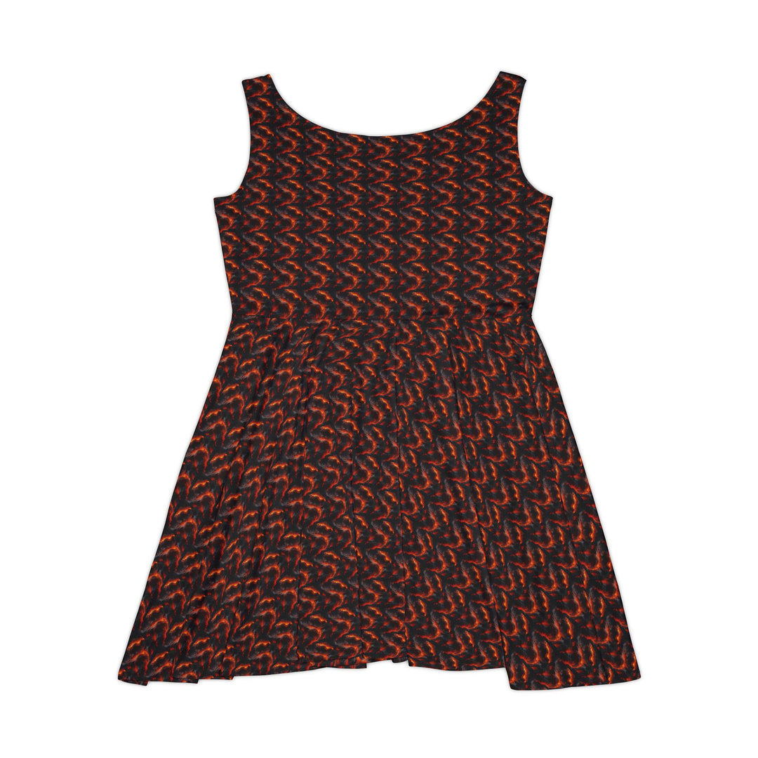 Lava Flow Vibe Women Skater Dress - Creative Canvas Corner