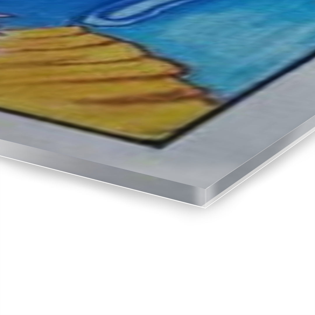 Gautam Buddha Acrylic Print — French Cleat Wall Art