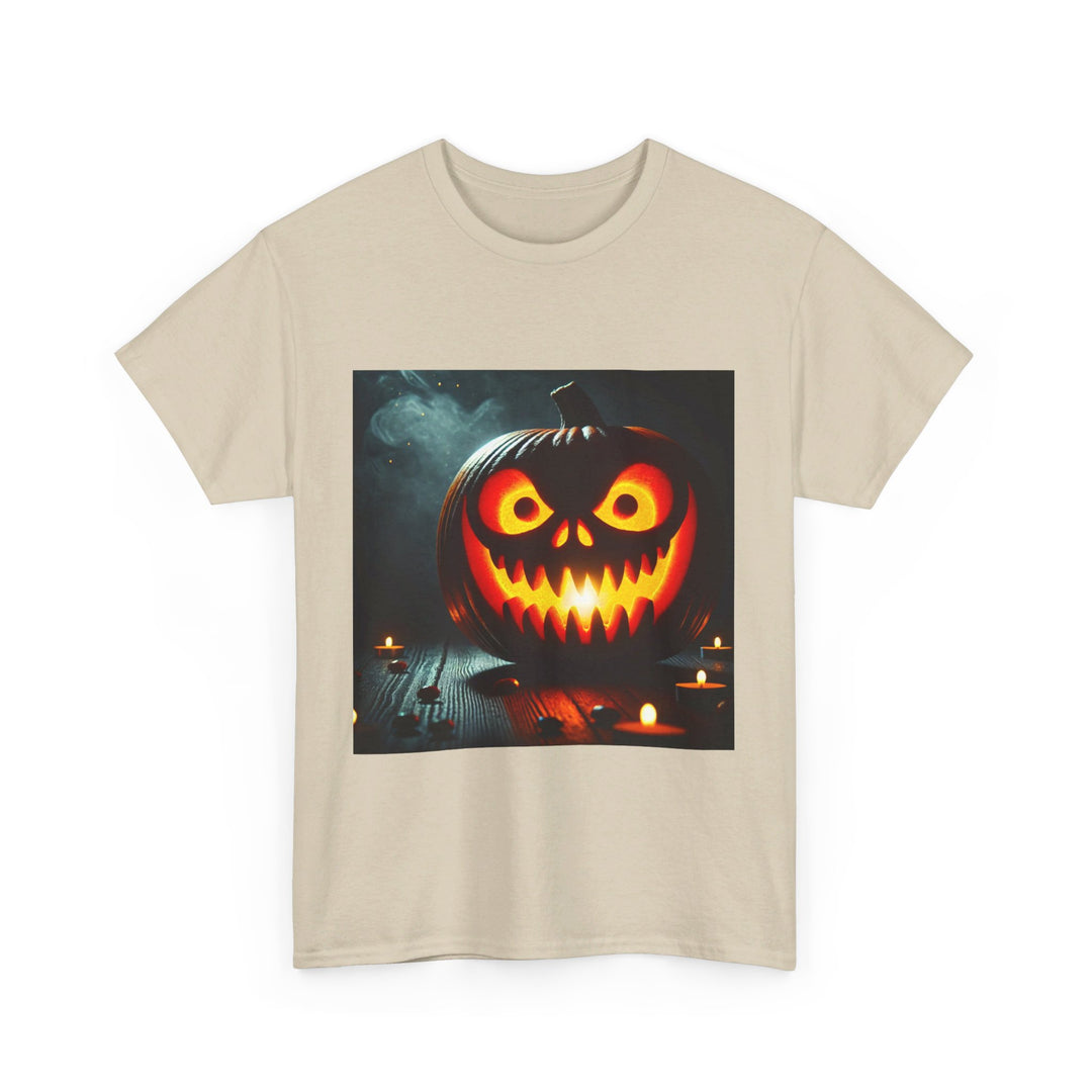 Spooky Pumpkin Face Halloween T-Shirt