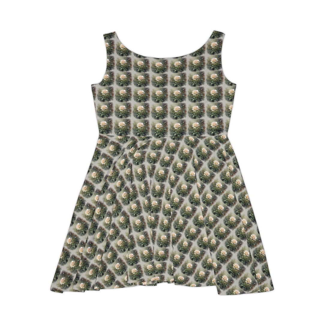 Botanical Sketch Vibe Women Skater Dress - Creative Canvas Corner