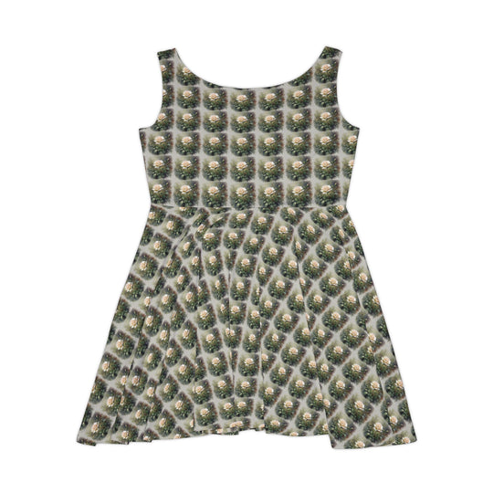 Botanical Sketch Vibe Women Skater Dress - Creative Canvas Corner