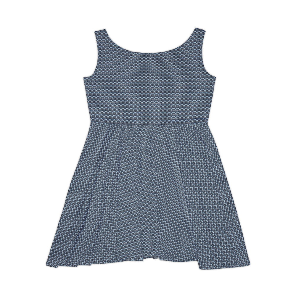 Futuristic Angle Skater Dress