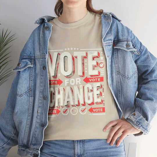 Eco-Friendly Voter T-Shirt - Green Vote - Creative Canvas Corner