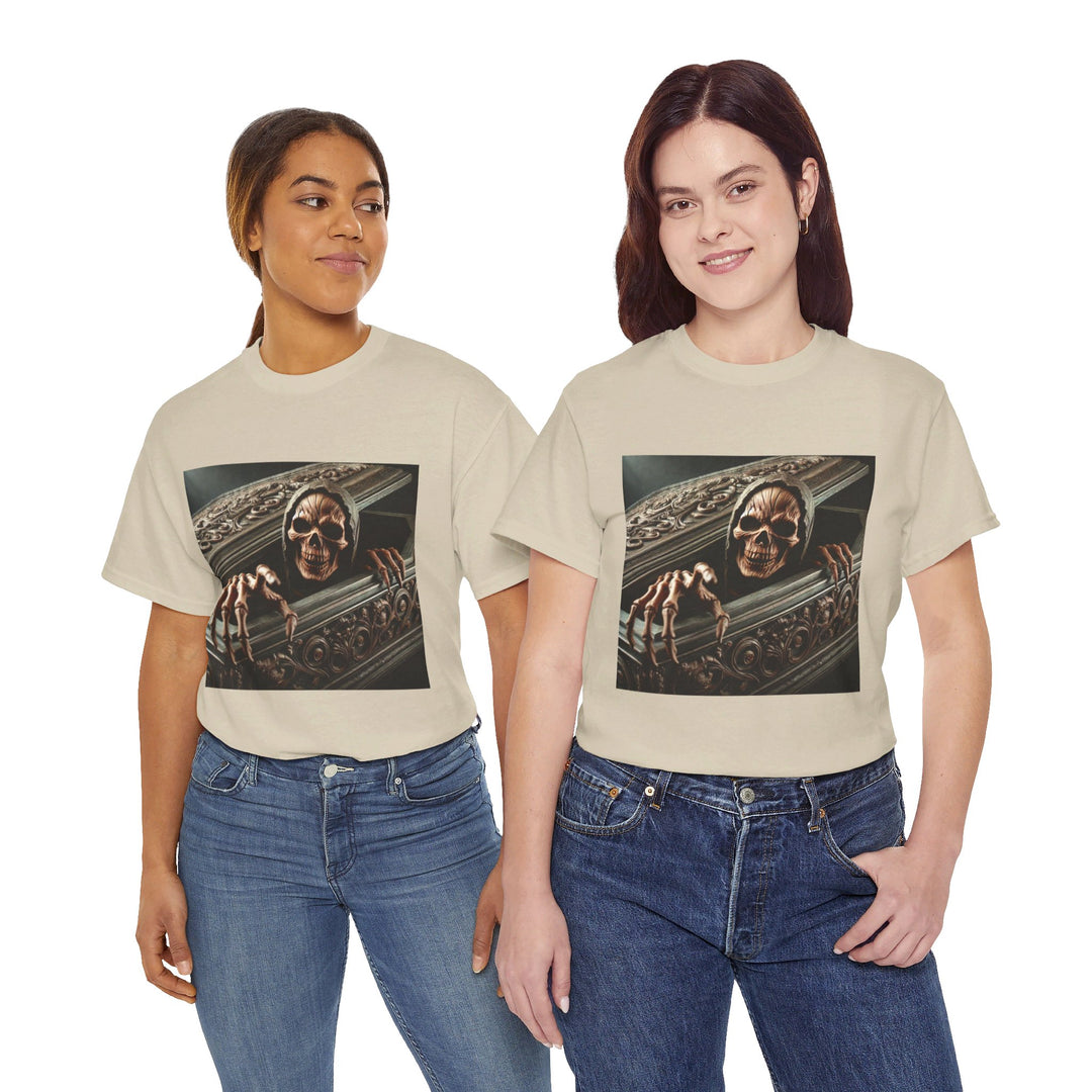 Creepy Coffin Halloween T-Shirt