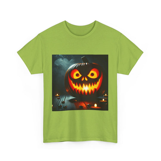 Spooky Pumpkin Face Halloween T-Shirt