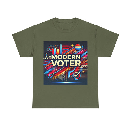 Modern Voter Tee - Fresh and Stylish - Creative Canvas Corner