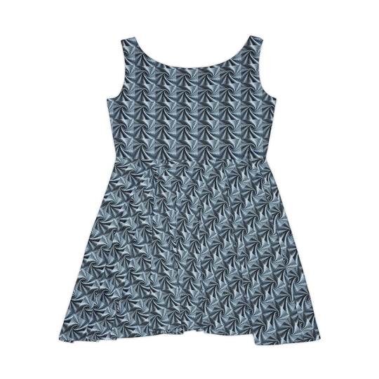 Summer Wedding Guest Skater Dress - Elegant Retro