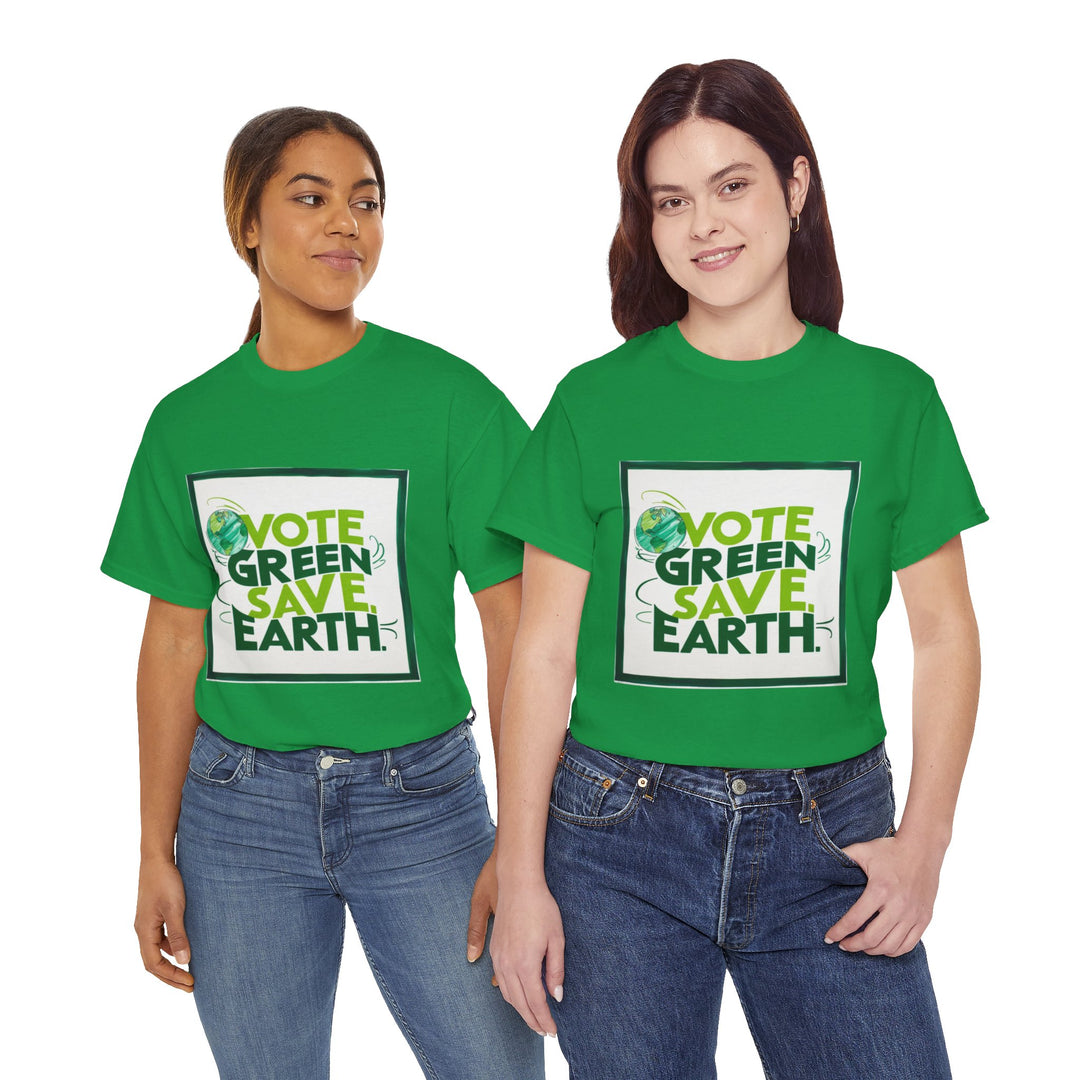 🗳️ Vote for the Planet: Eco-Friendly Election T-Shirt 🌍 - Creative Canvas Corner