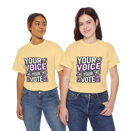 Rock the Vote T-Shirt - Make Your Voice Heard! - Creative Canvas Corner