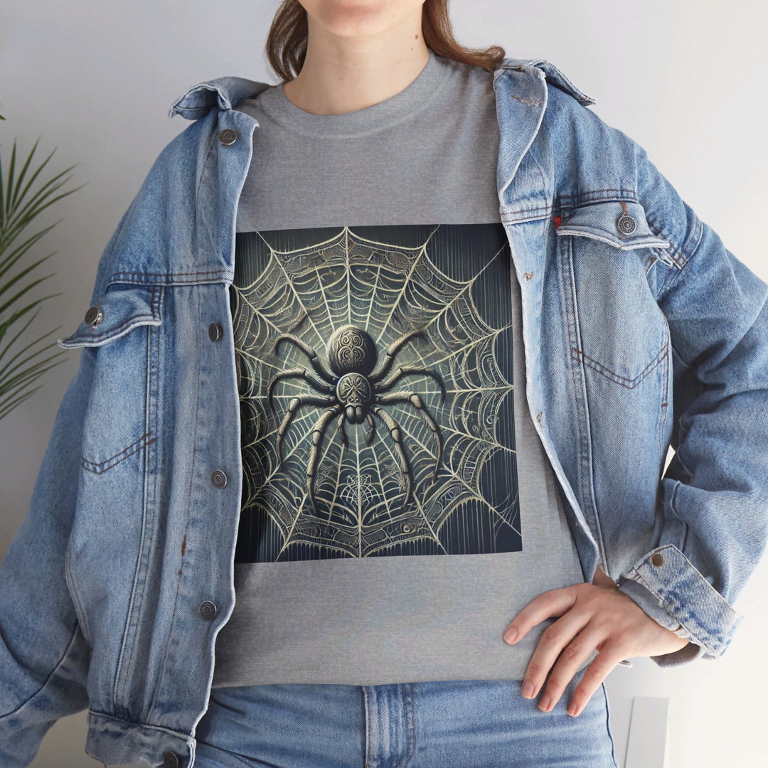 Spooky Spider Web Halloween T-Shirt