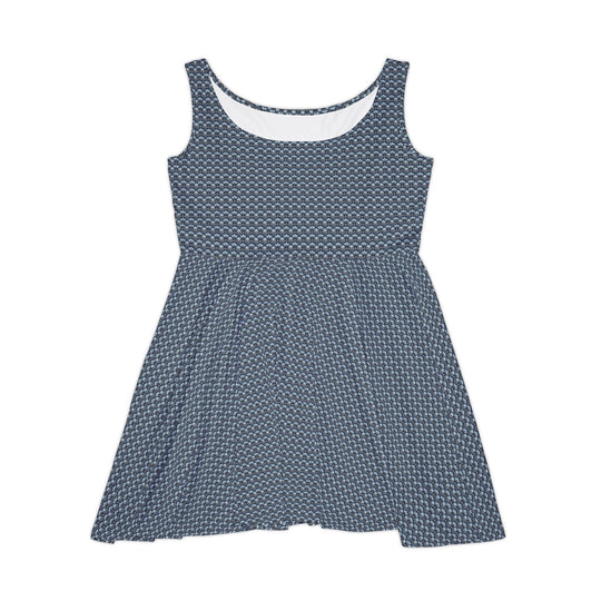 Futuristic Angle Skater Dress