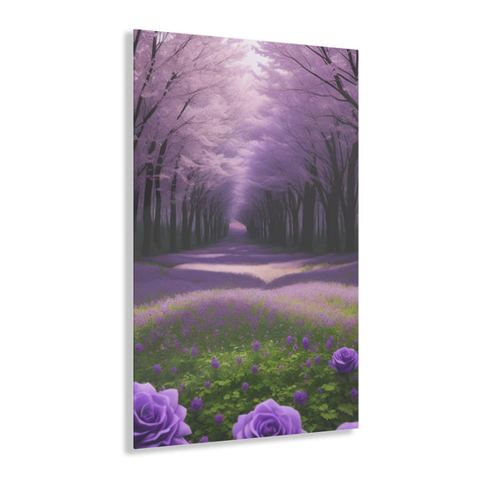 🌳 Majestic Purple Forest: A Nature Lover's Dream 🌿 - Creative Canvas Corner