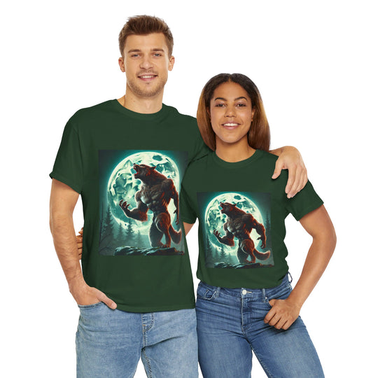 Full Moon Werewolf Halloween T-Shirt