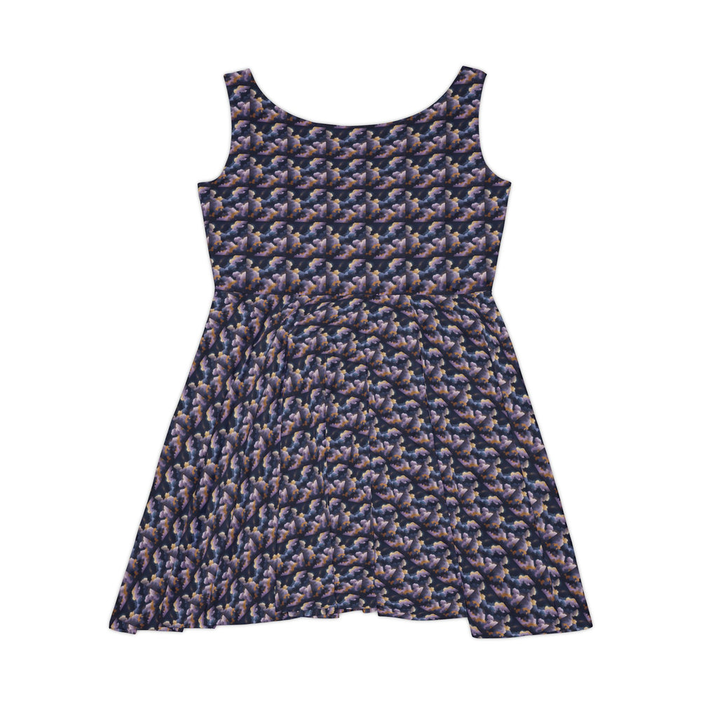 Cosmic Dust Vibe Women Skater Dress - Creative Canvas Corner