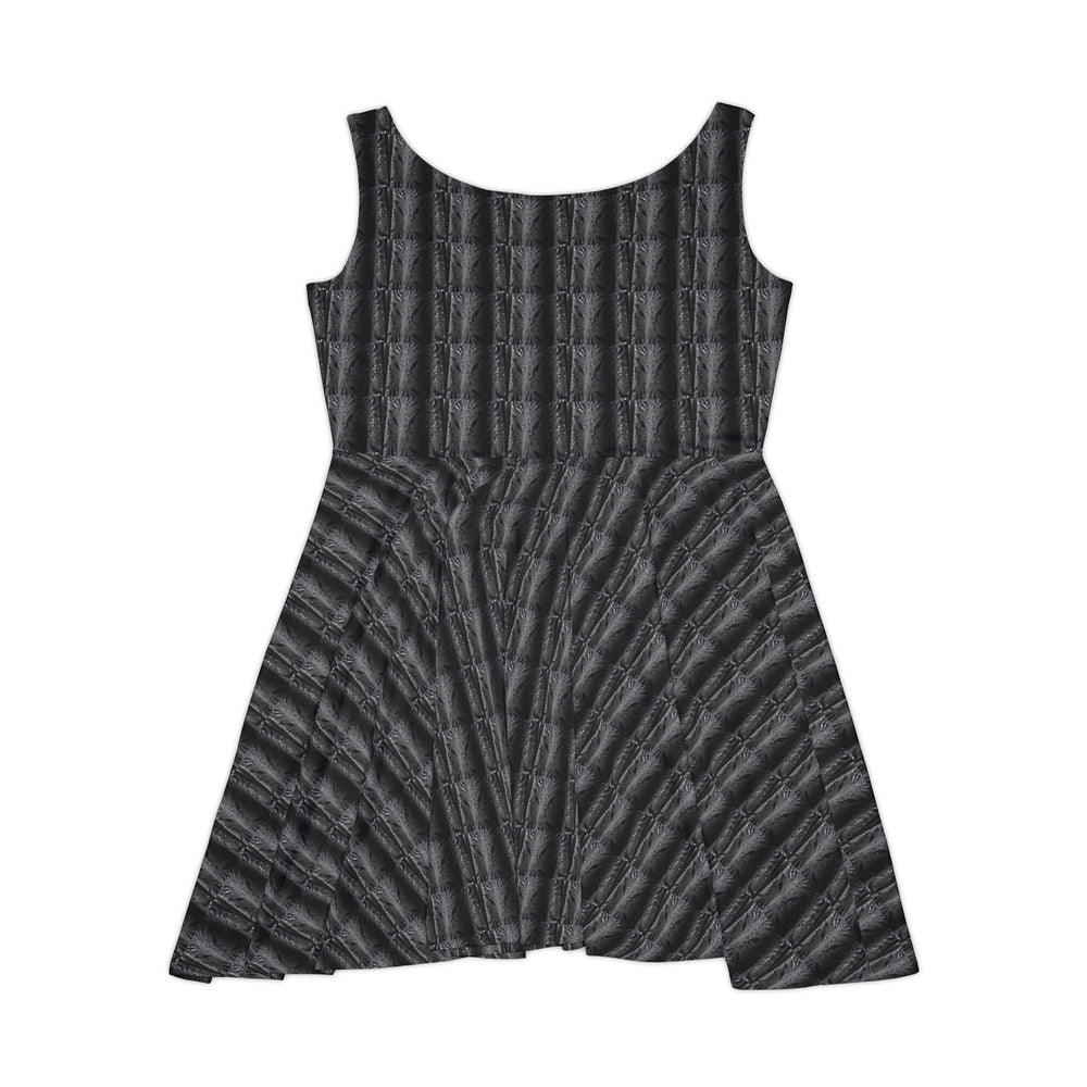 Sequin Bodice Skater Dress - Glamorous Party Wear