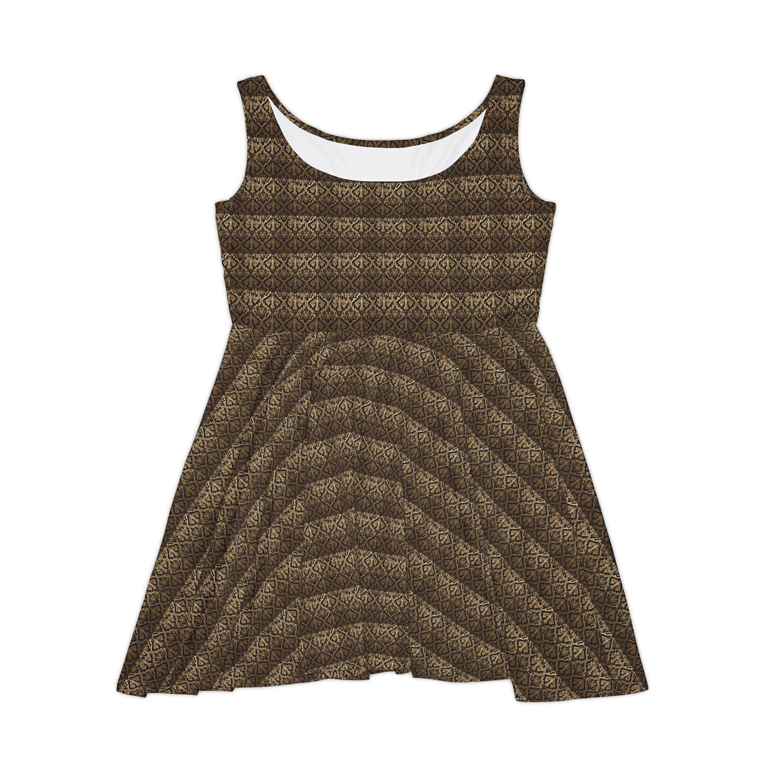 Art Deco Flapper Skater Dress - 20s Glamour Reimagined - Creative Canvas Corner