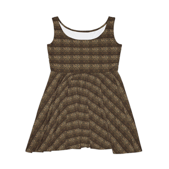 Art Deco Flapper Skater Dress - 20s Glamour Reimagined - Creative Canvas Corner