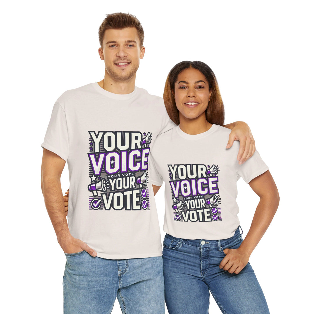 Rock the Vote T-Shirt - Make Your Voice Heard! - Creative Canvas Corner