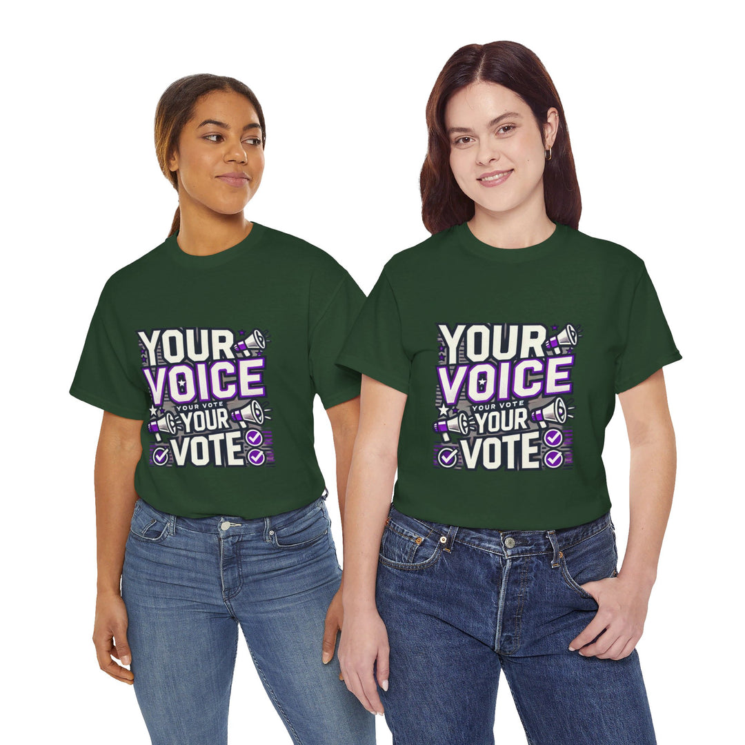 Rock the Vote T-Shirt - Make Your Voice Heard! - Creative Canvas Corner