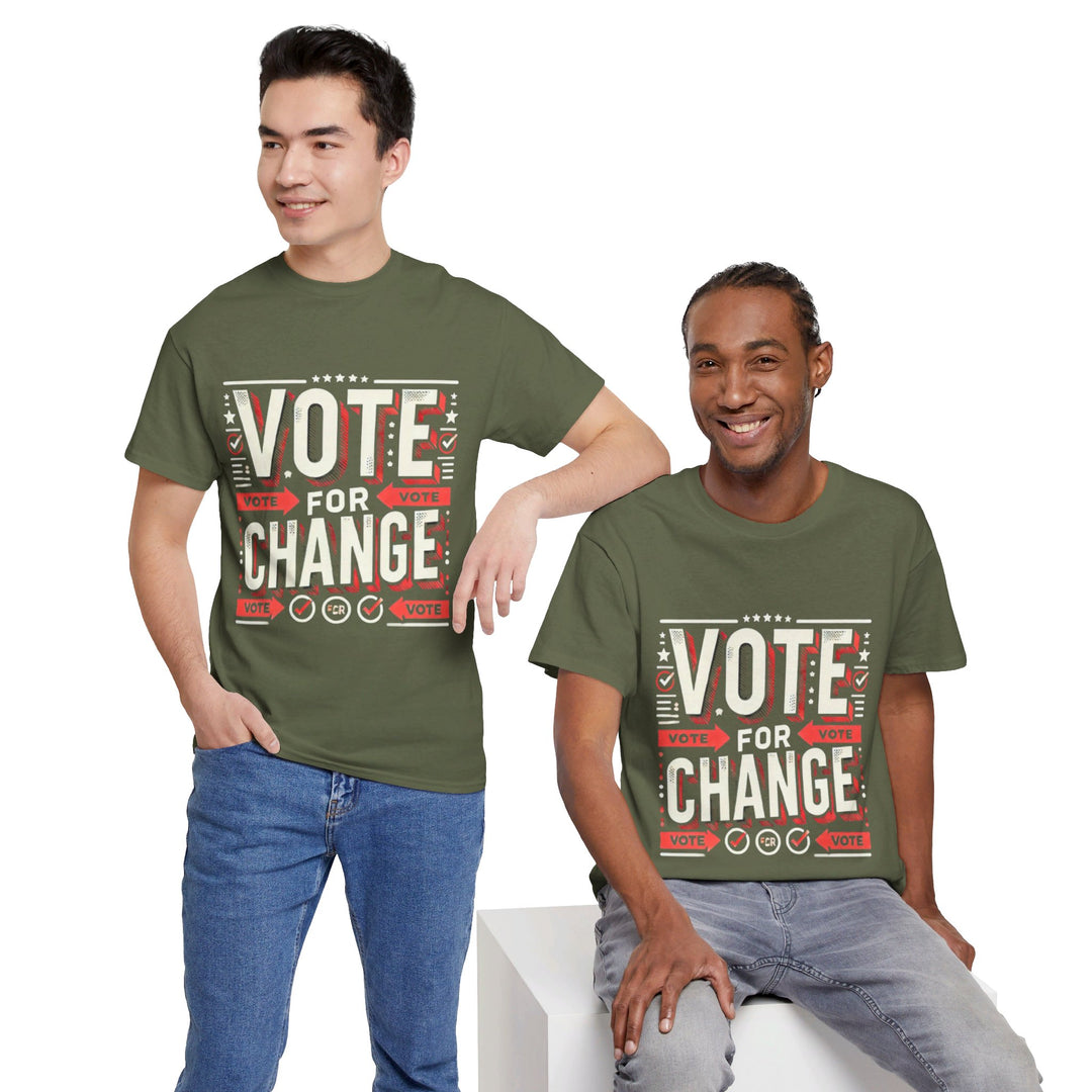 Eco-Friendly Voter T-Shirt - Green Vote - Creative Canvas Corner