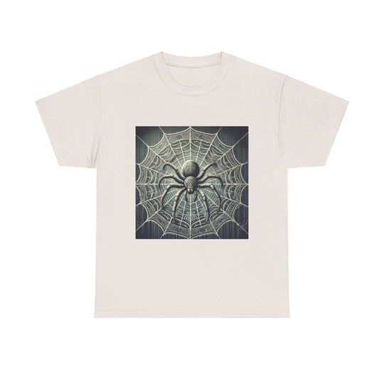 Spooky Spider Web Halloween T-Shirt