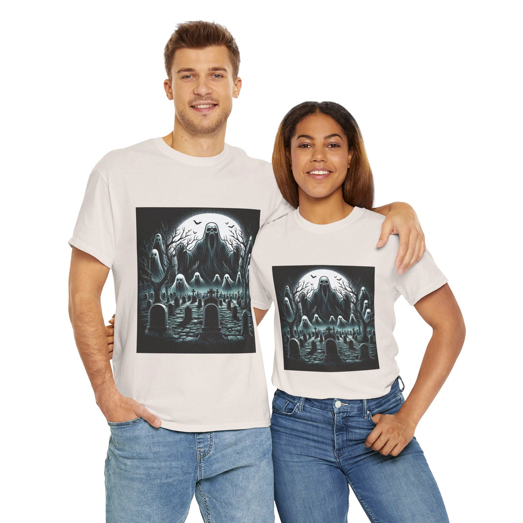 Haunted Graveyard Halloween T-Shirt