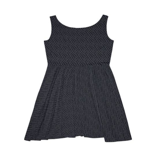 Polka Dot Mesh Skater Dress - Playful Sheer Style
