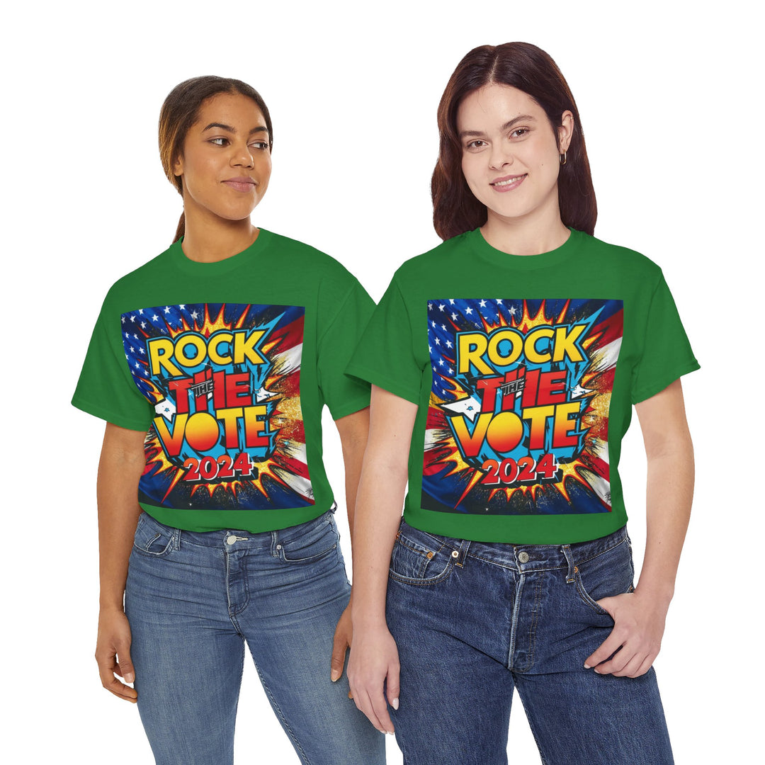 🌌 Starry Night Rock the Vote 2024 T-Shirt - Creative Canvas Corner