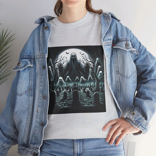 Haunted Graveyard Halloween T-Shirt