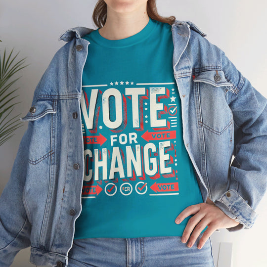 Eco-Friendly Voter T-Shirt - Green Vote - Creative Canvas Corner