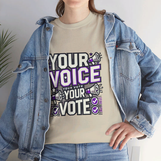 Rock the Vote T-Shirt - Make Your Voice Heard! - Creative Canvas Corner