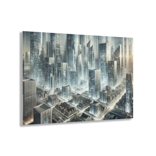 Crystal City of the Future Acrylic Print