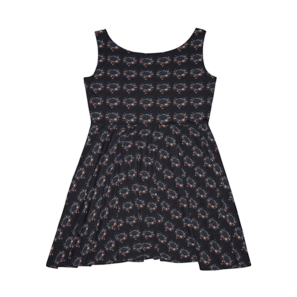 Celestial Petals Women Skater Dress - Creative Canvas Corner