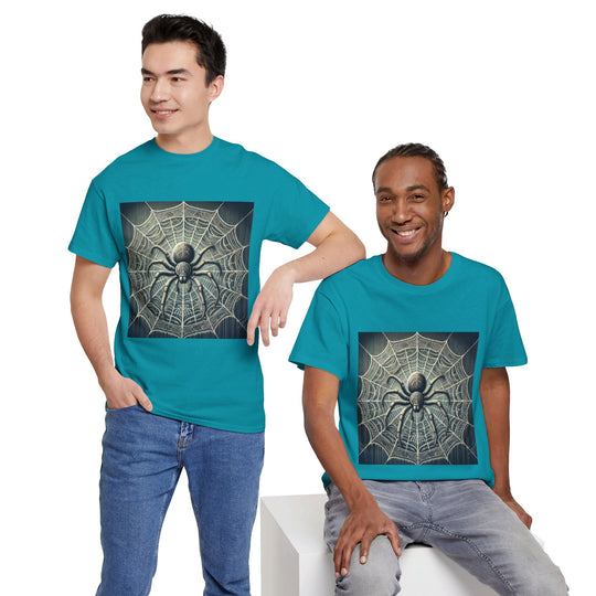 Spooky Spider Web Halloween T-Shirt